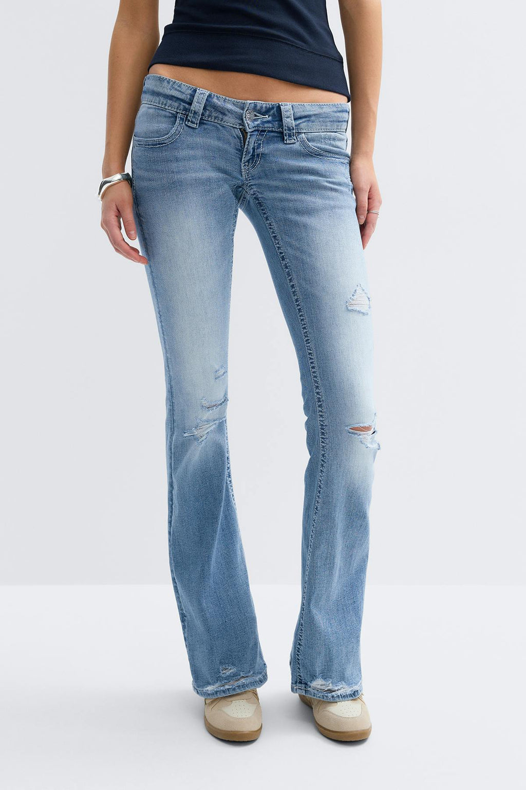 14+ too messy flare jeans tall