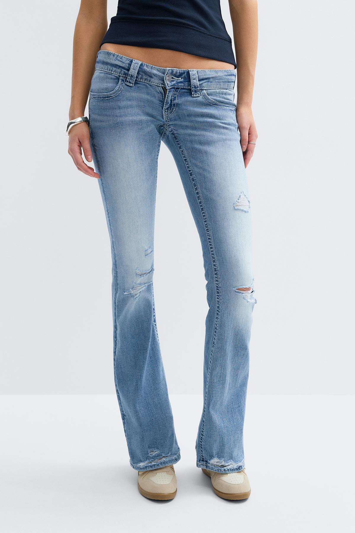 14+ too messy flare jeans tall