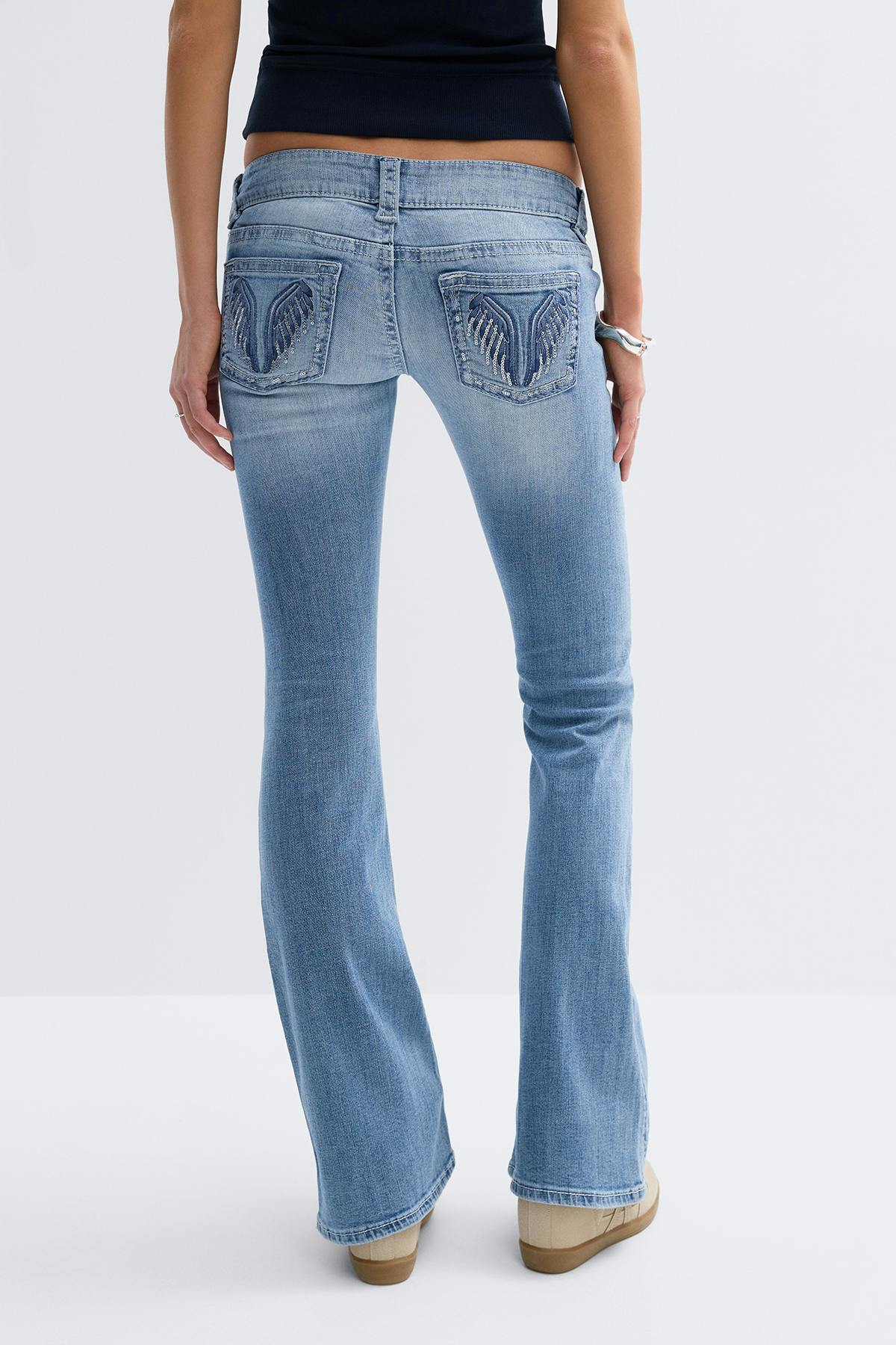 14+ too messy flare jeans tall