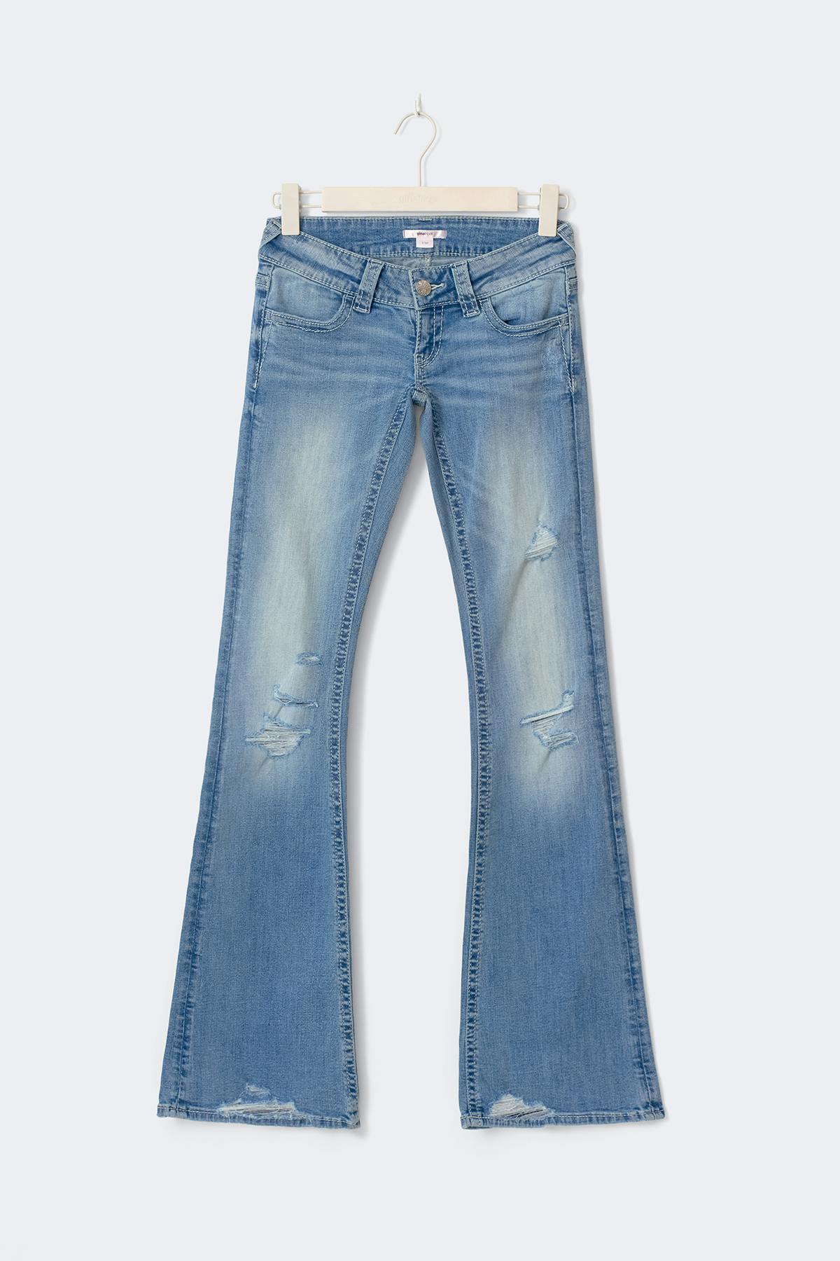 14+ too messy flare jeans tall