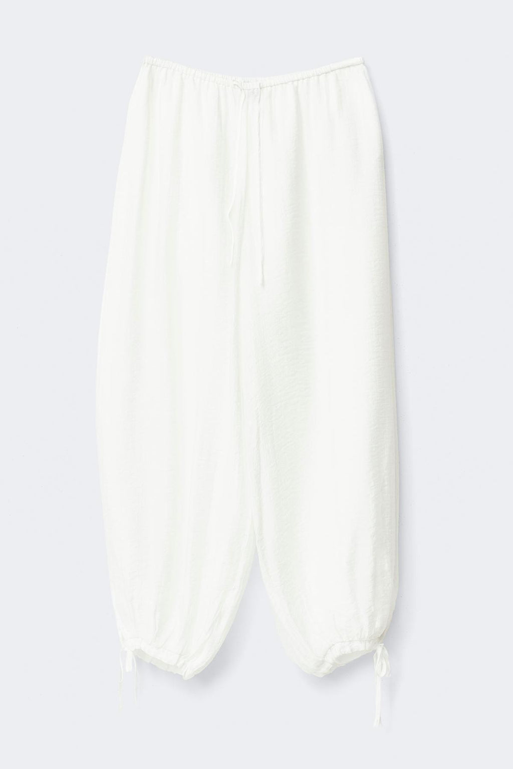 Sheer balloon trousers