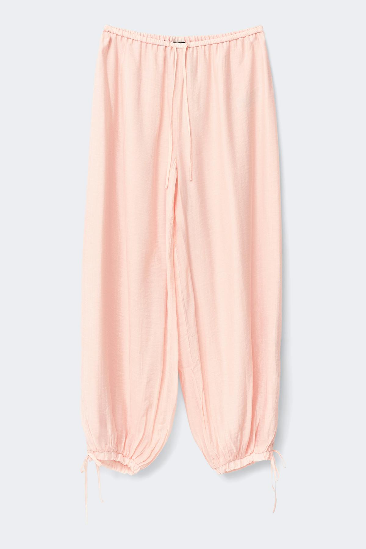 Sheer balloon trousers