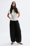 Sheer balloon trousers