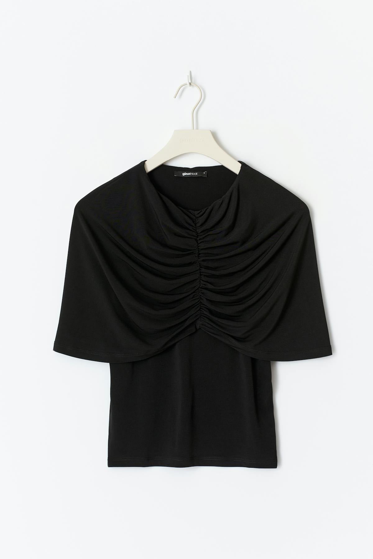 Cape ruched top