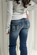 Y too messy flare jeans tall