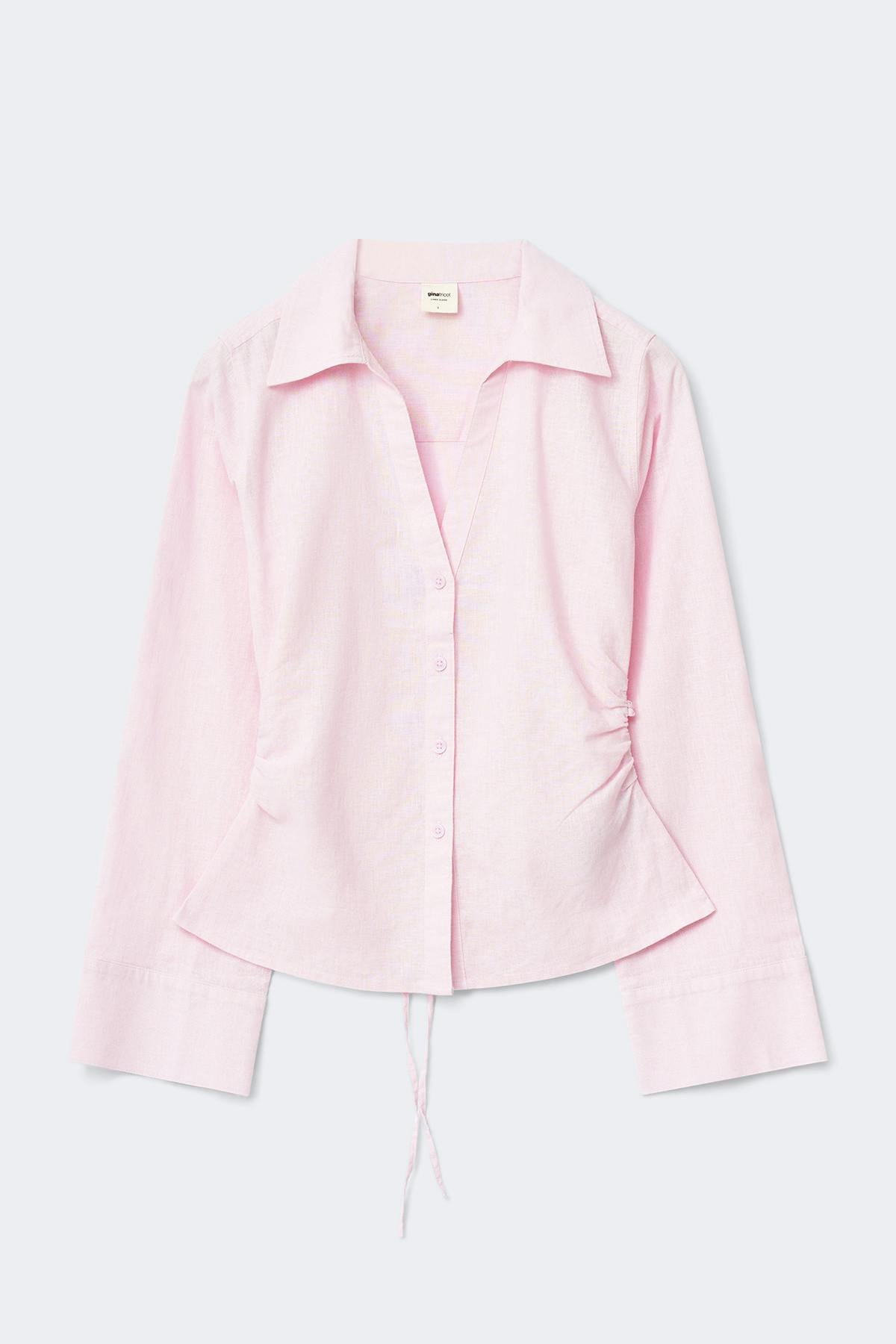 Linen blend shirt