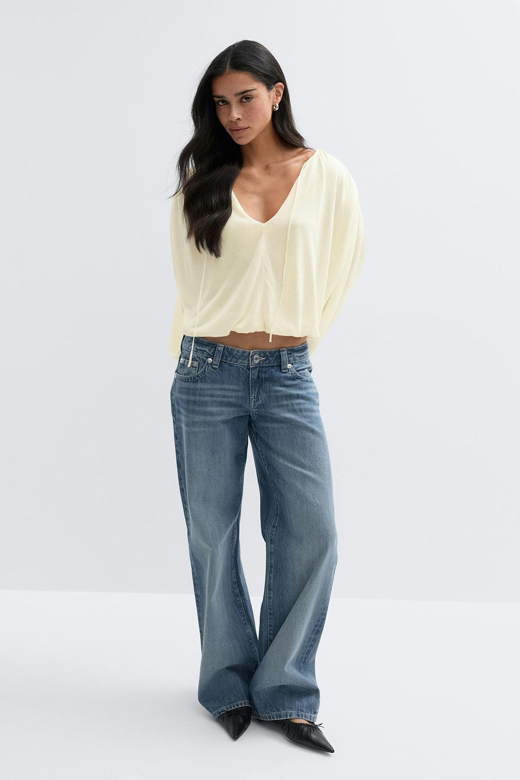 Knitted balloon top