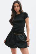 Mini balloon shorts