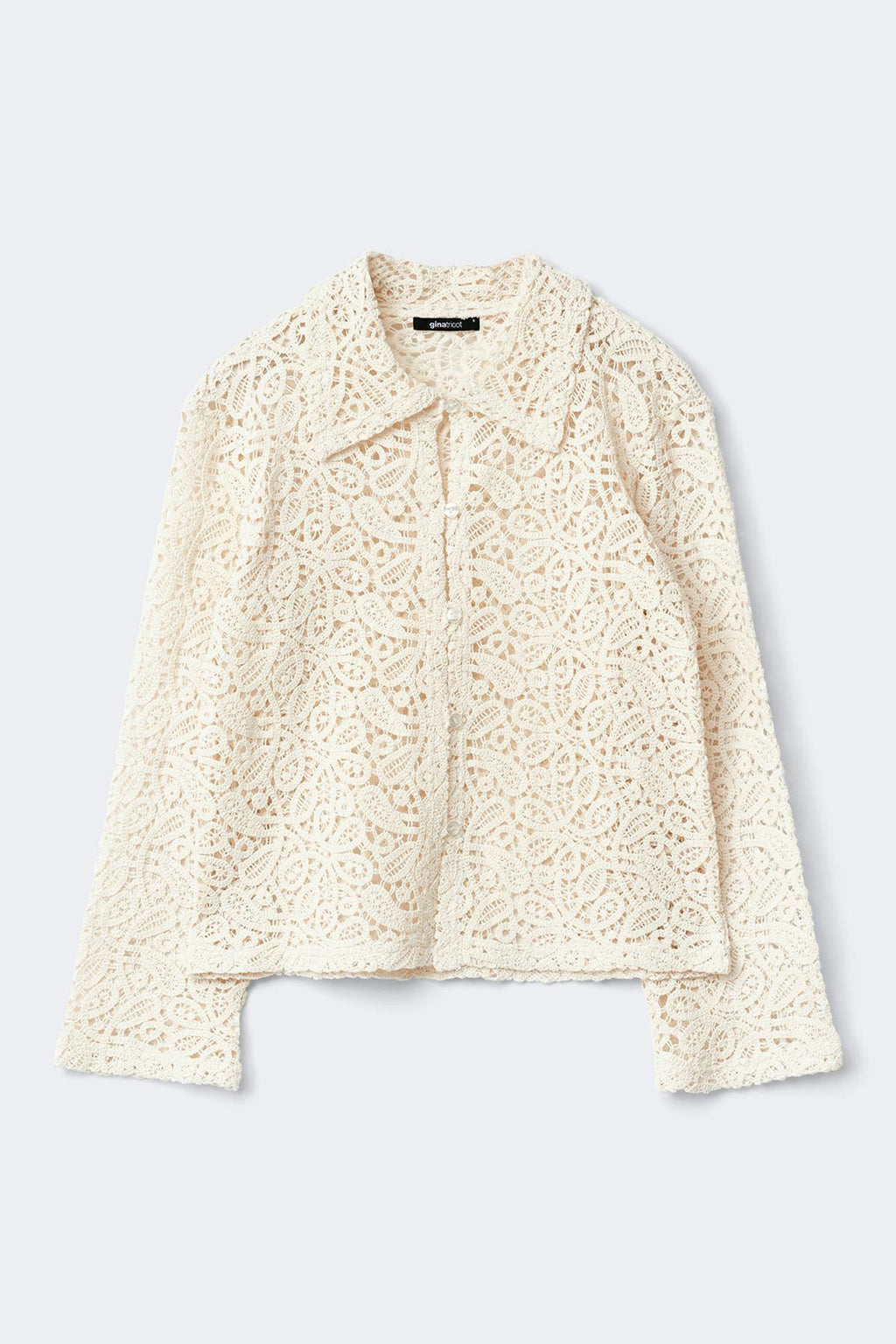 Knitted crochet shirt