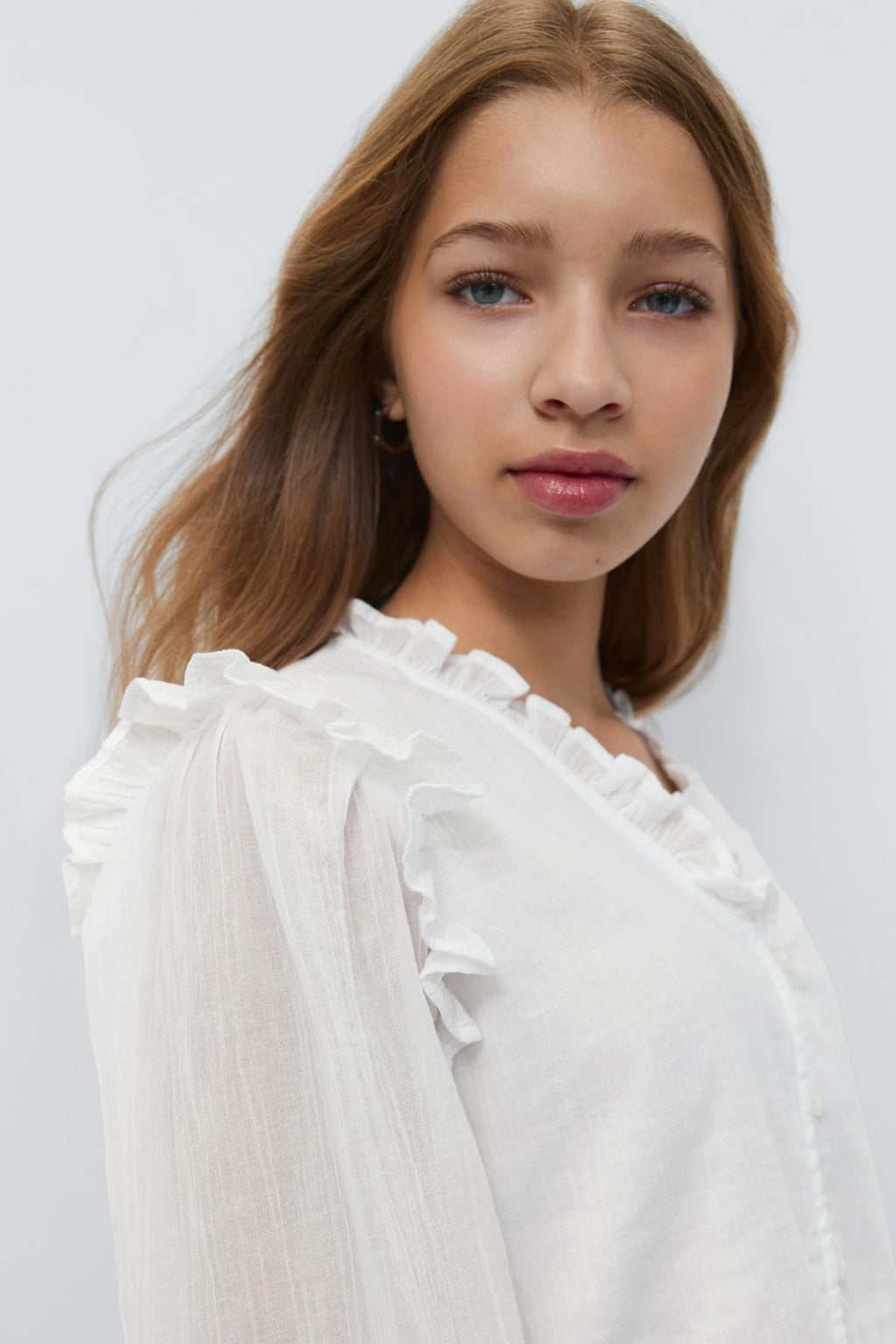 Y long sleeve blouse