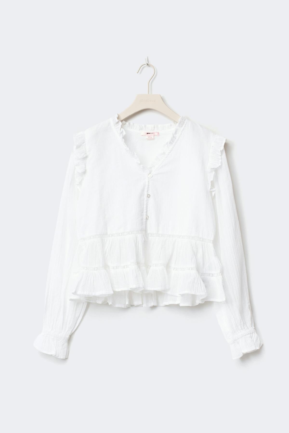 Y long sleeve blouse