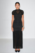 Dropped waist maxi dress
