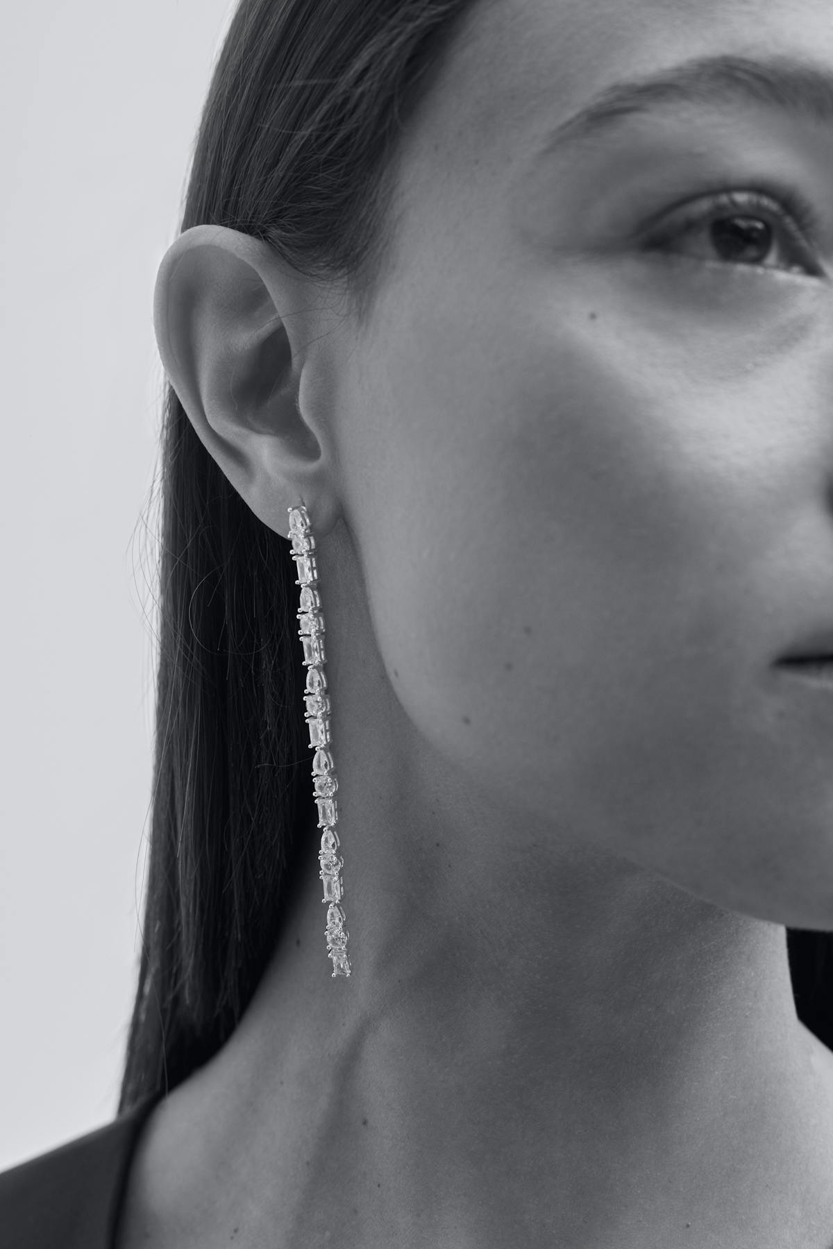 Rhinestone earrings