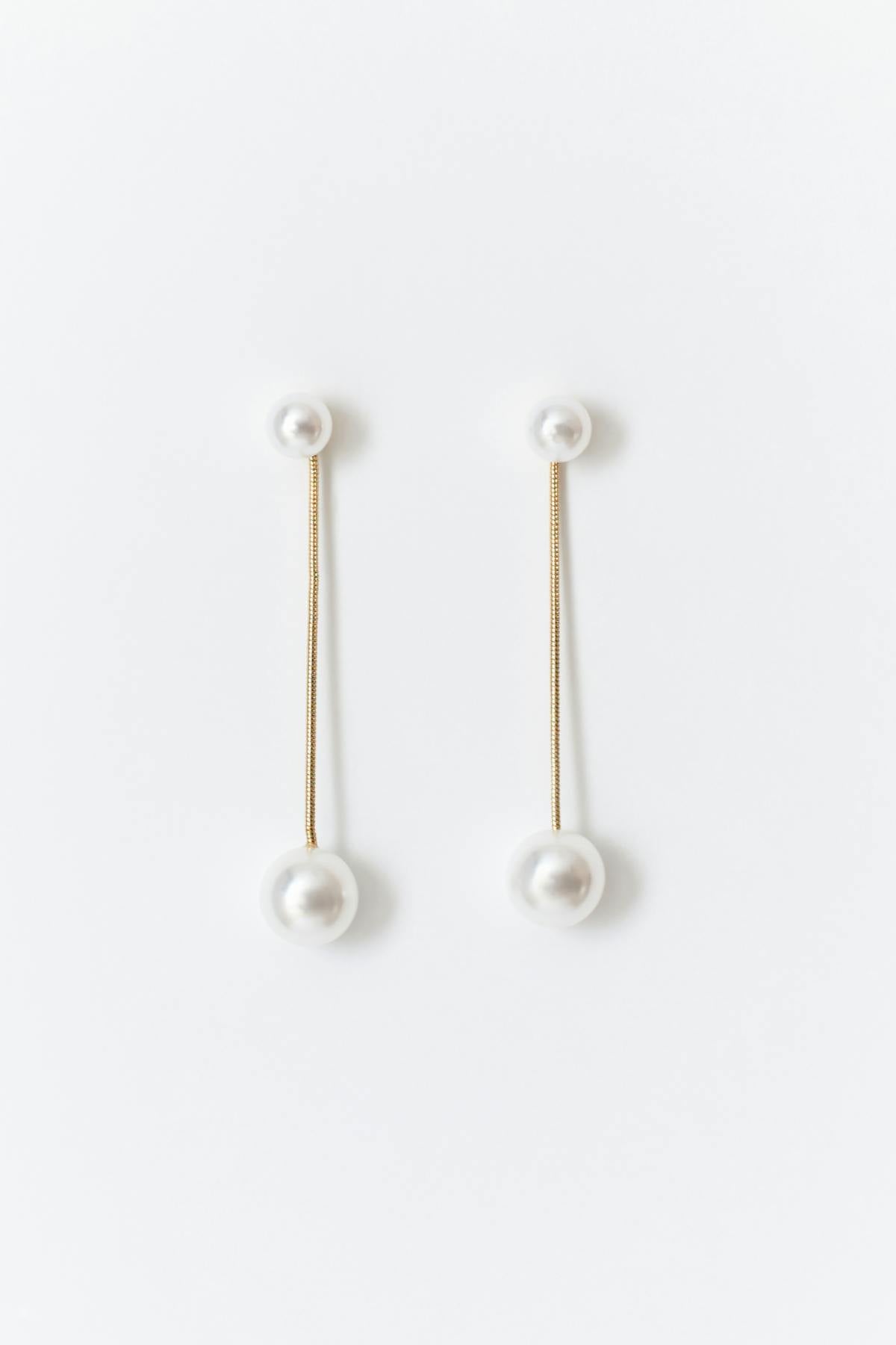 Pearl earrings