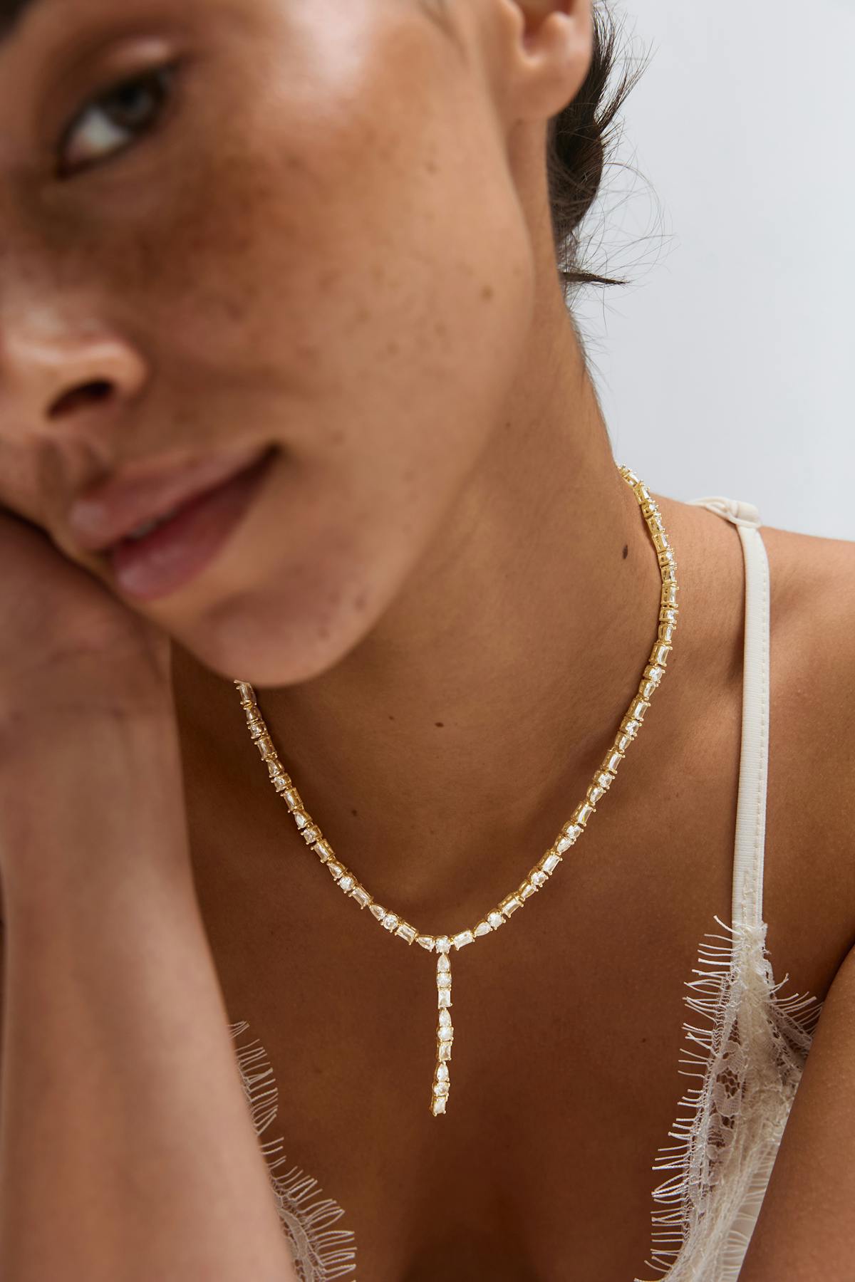 Rhinestone necklace