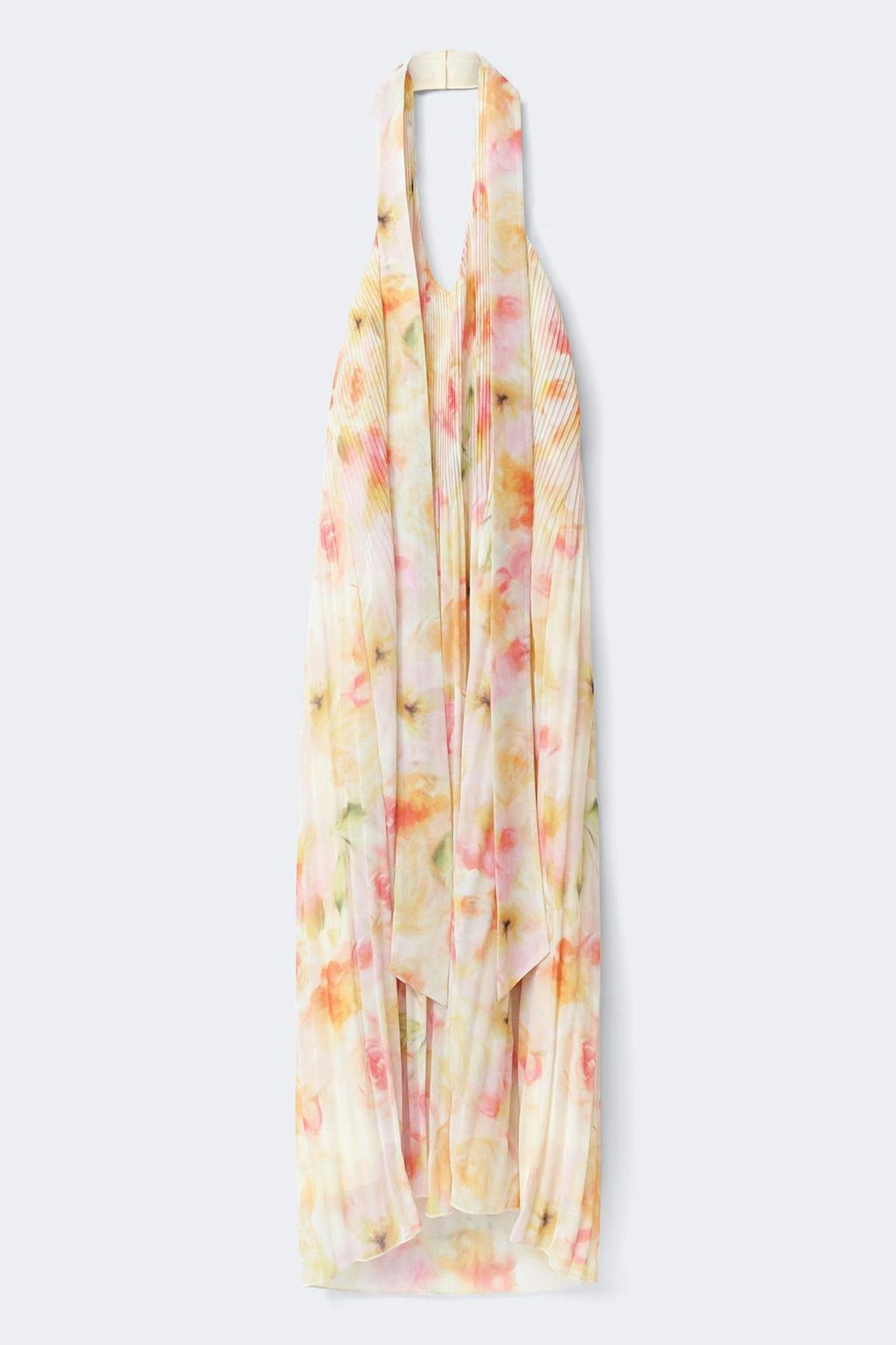 Pleated maxi dress