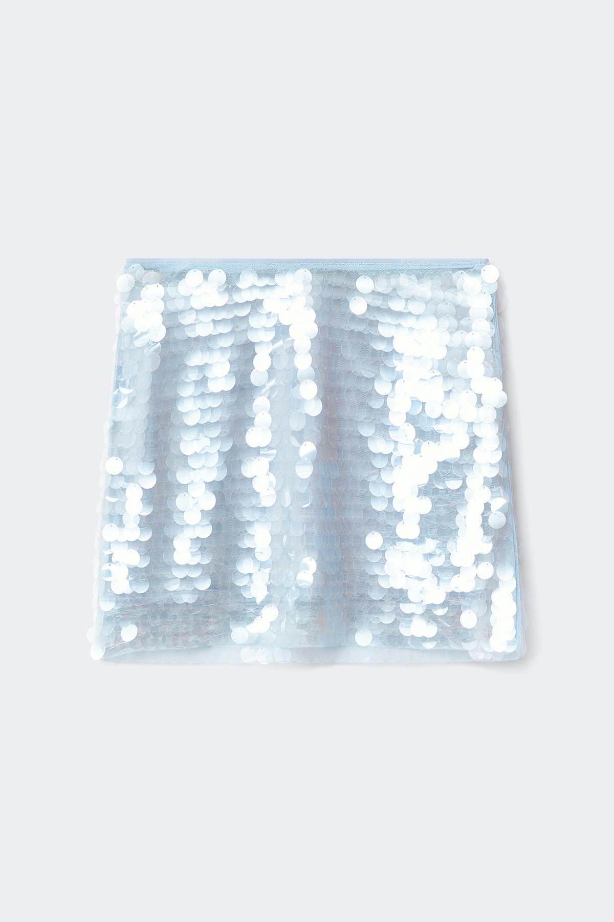 Sequin mini skirt