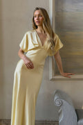 Satin maxi dress