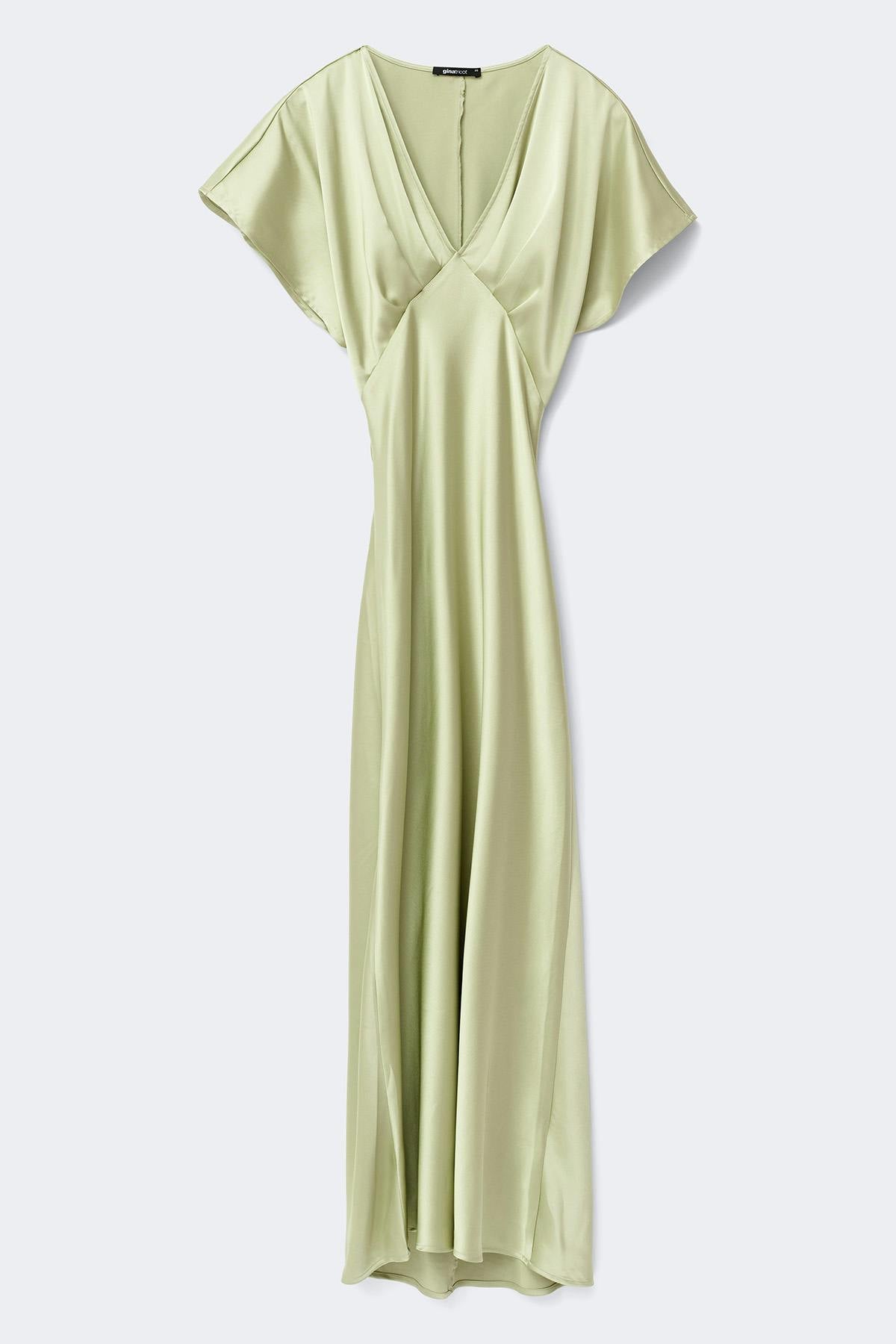 Satin maxi dress