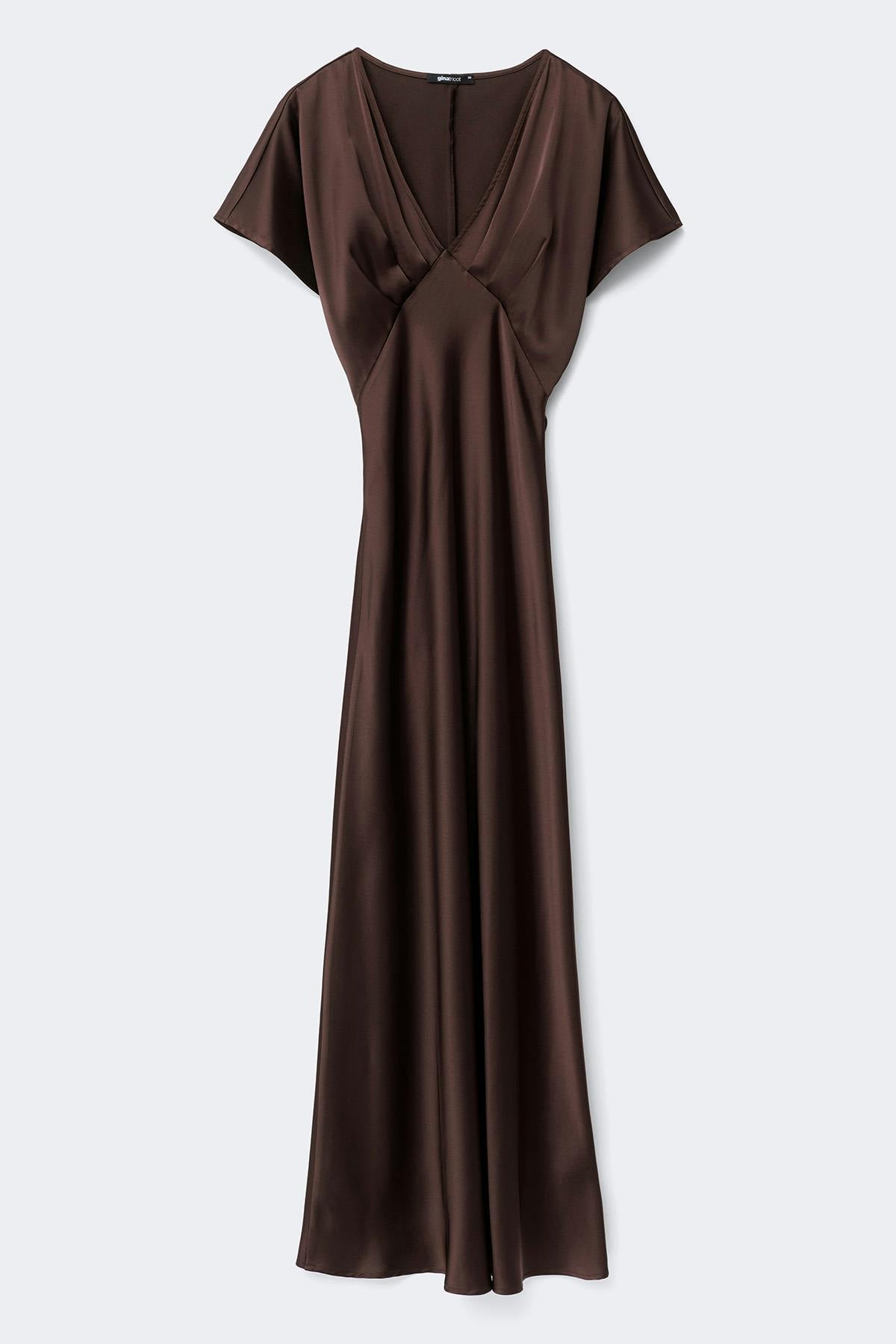 Satin maxi dress