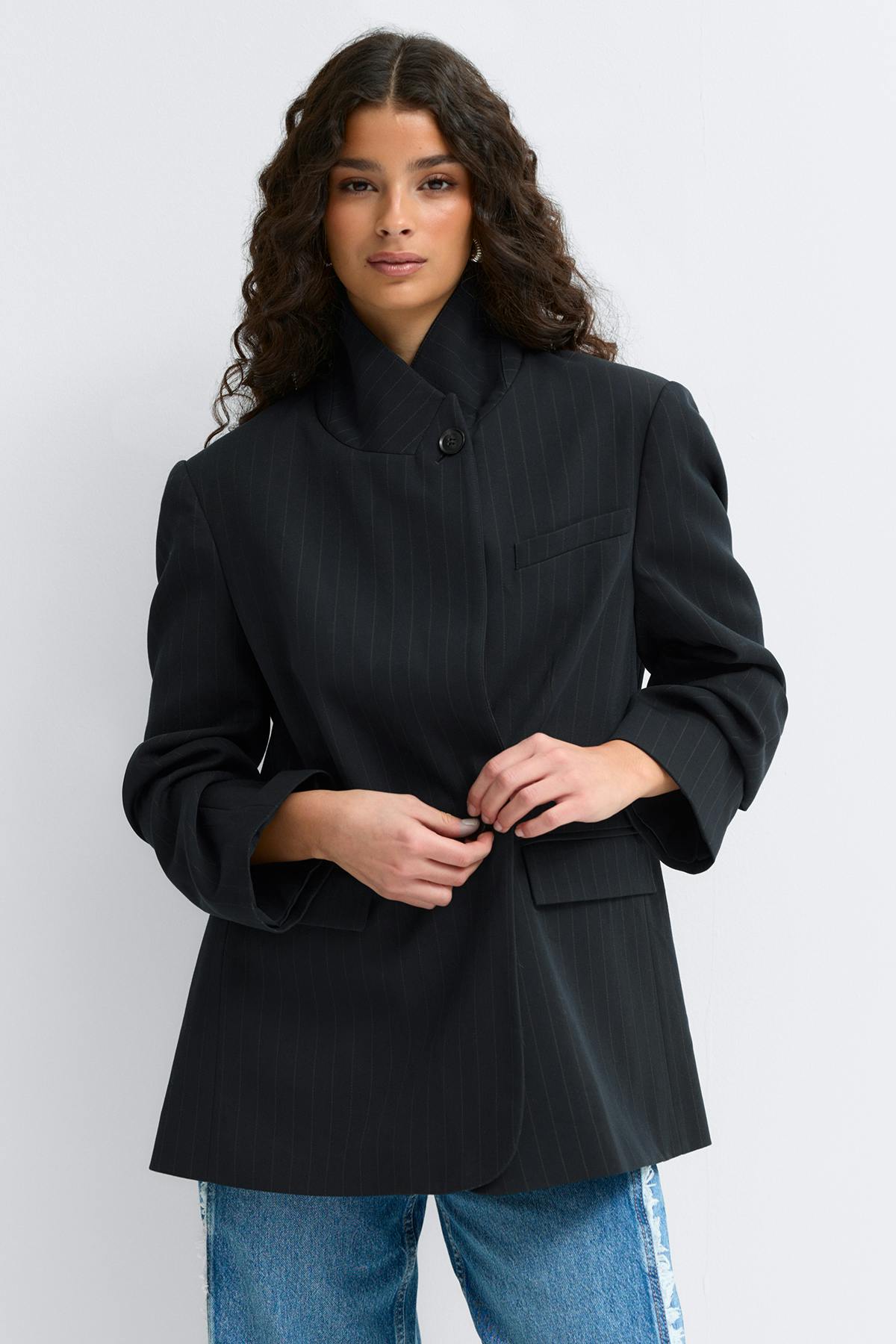 Double breasted blazer