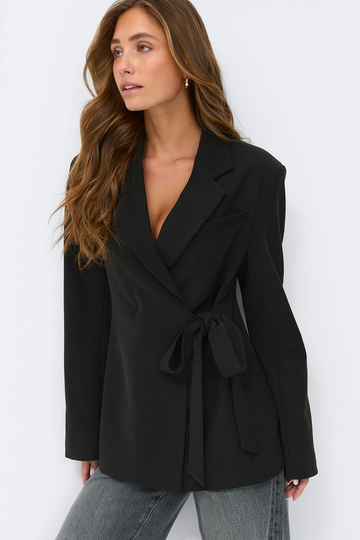 Tie blazer