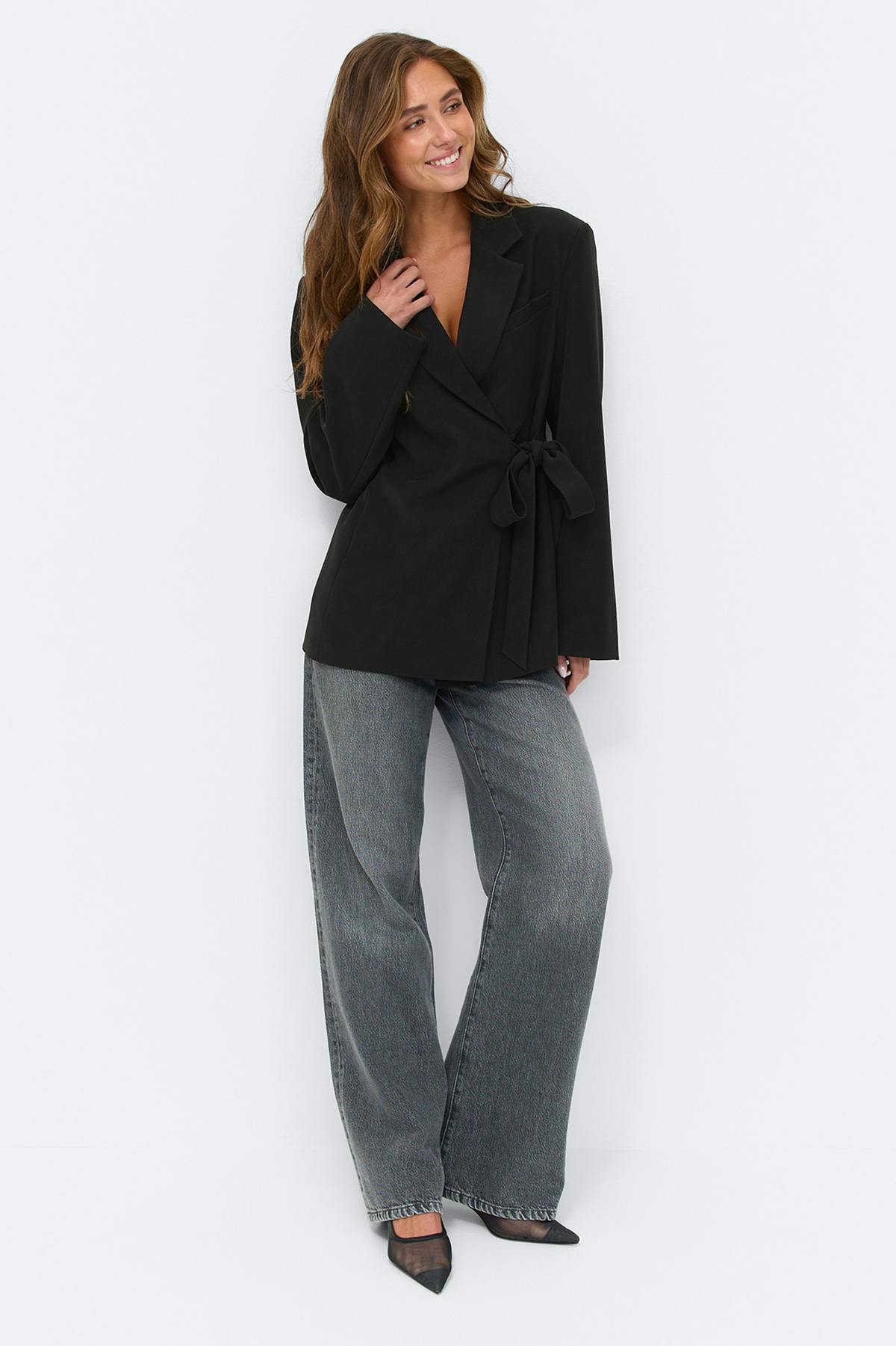 Tie blazer