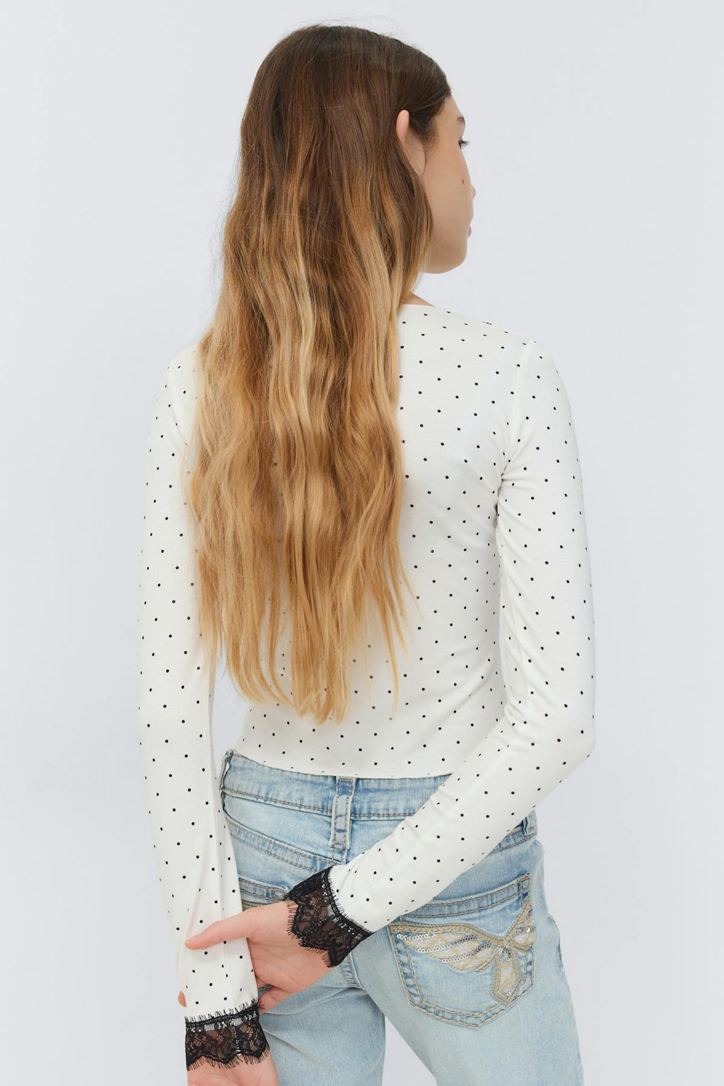 Y lace top