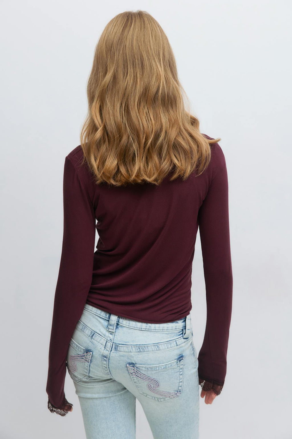 Y lace top