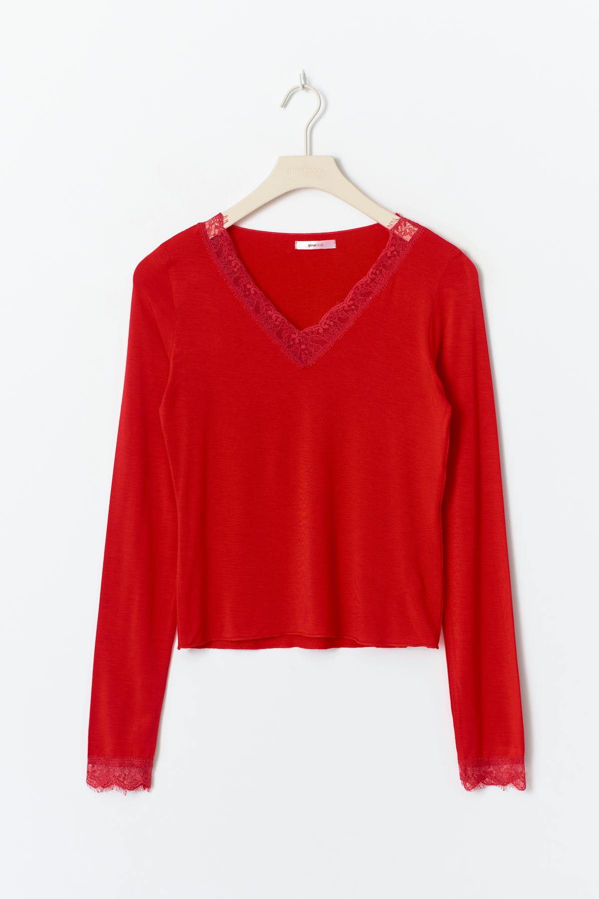 Y lace top