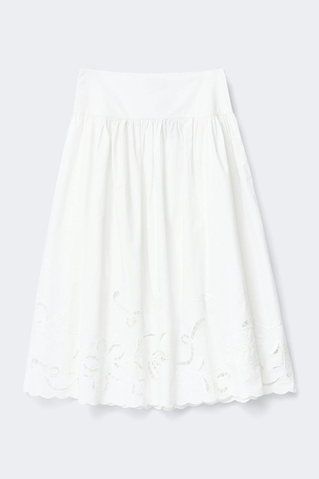 Poplin skirt