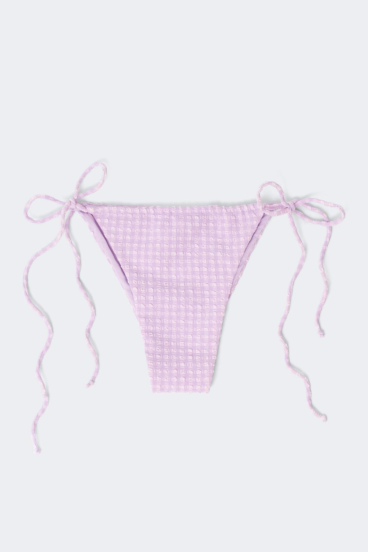 Gathered bikini tanga