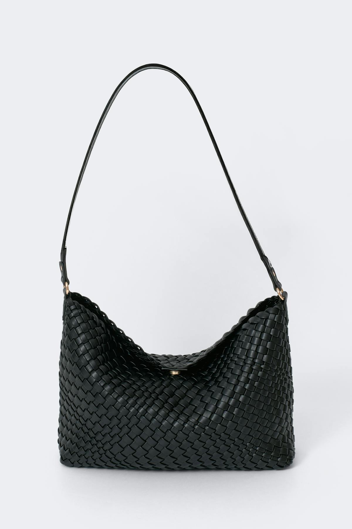 Slouchy braided strap bag