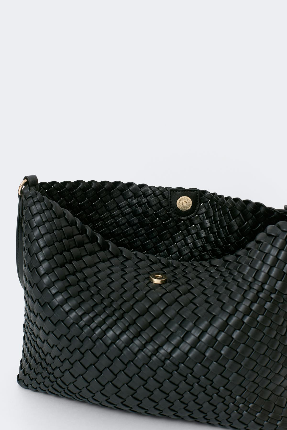 Slouchy braided strap bag
