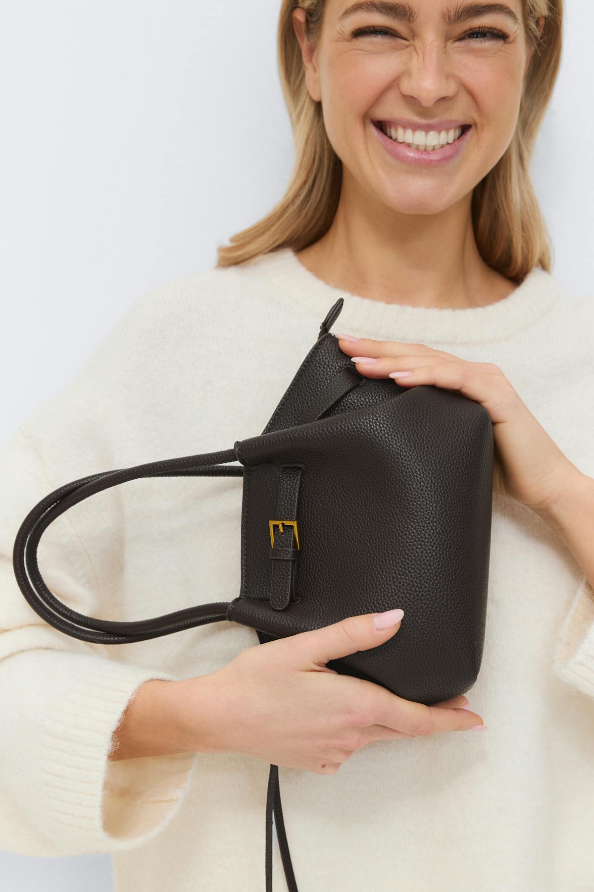 Mini fold detail bag