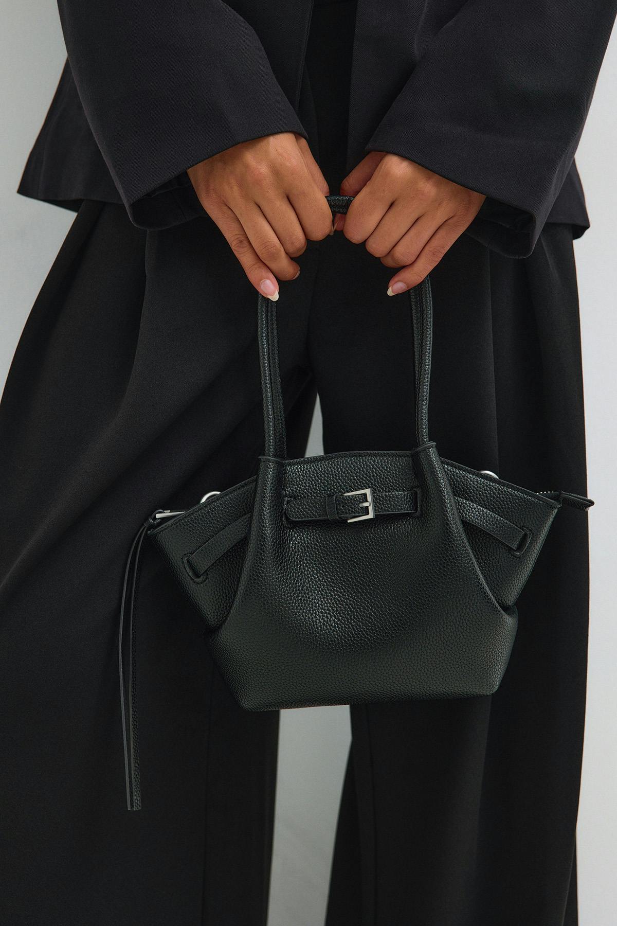 Mini fold detail bag
