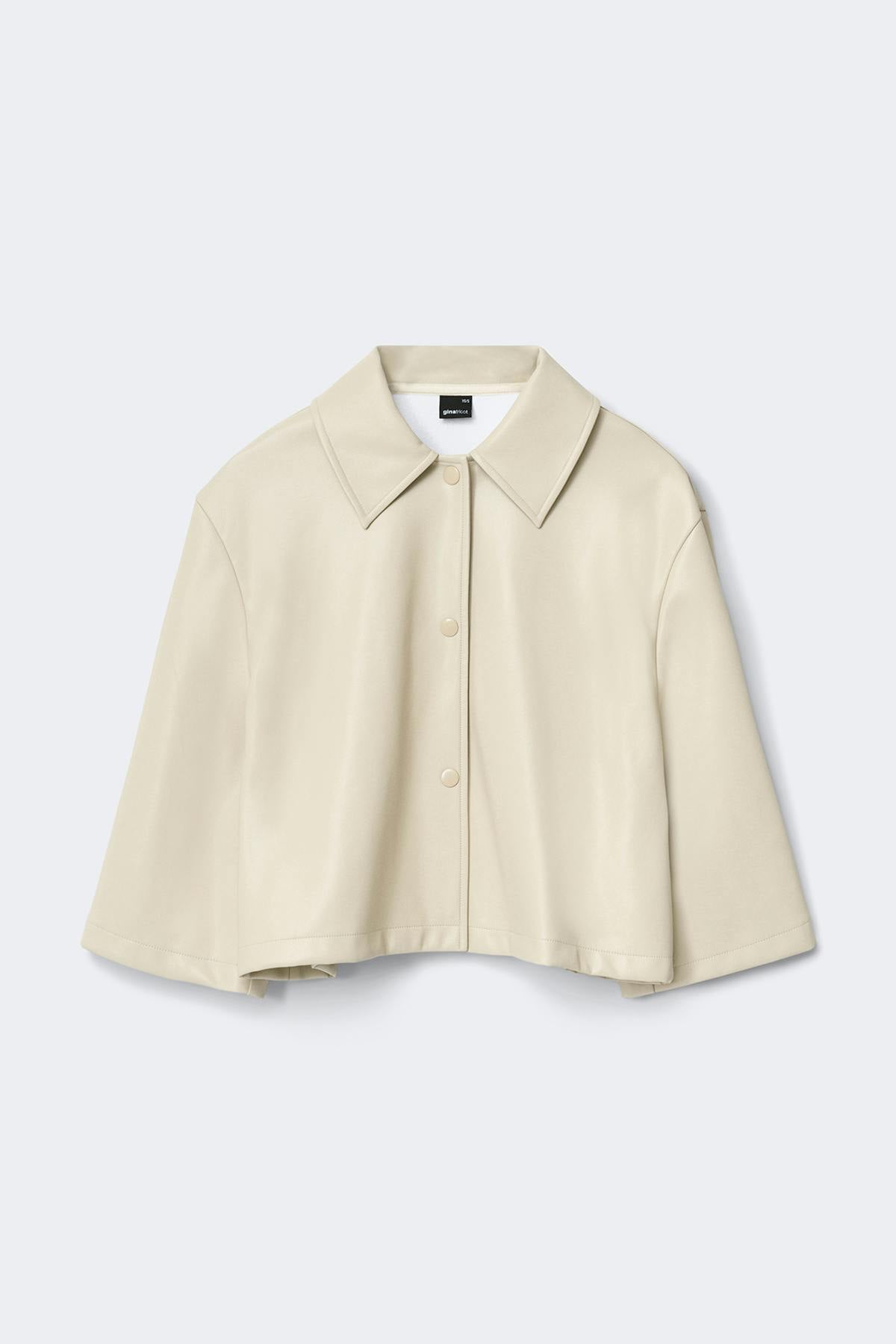 Pu cape jacket