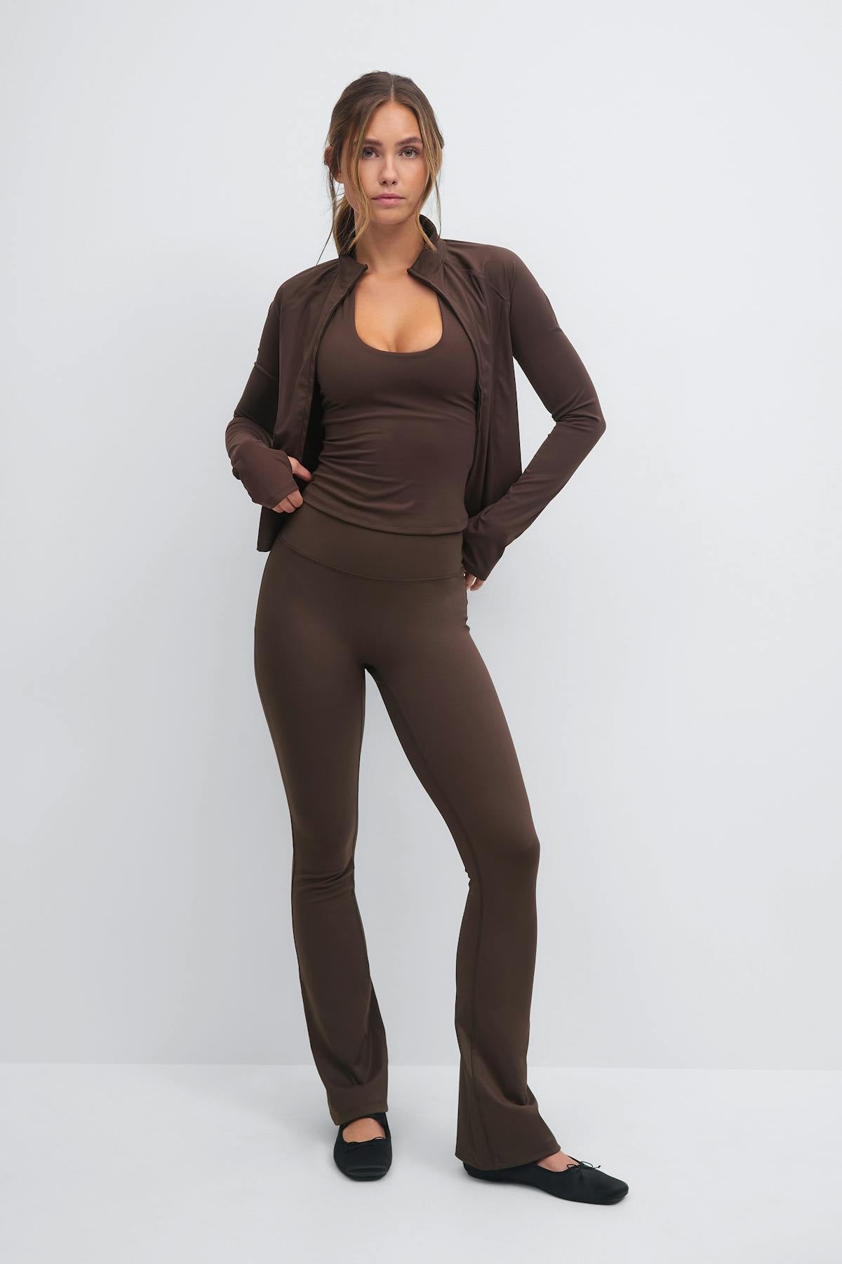 Flare yoga tights