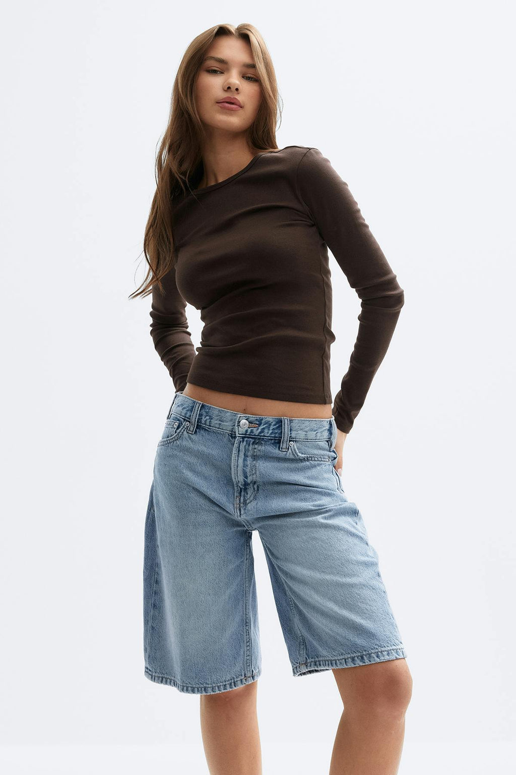 Baggy babe denim shorts