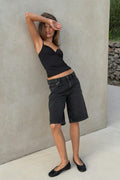 Baggy babe denim shorts