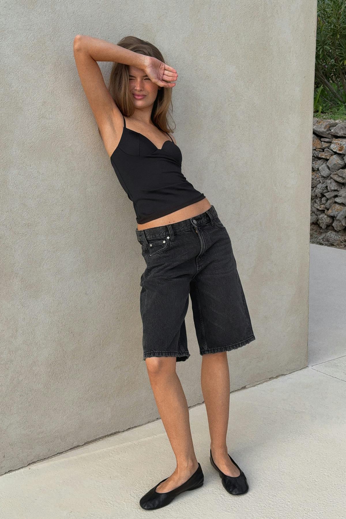 Baggy babe denim shorts