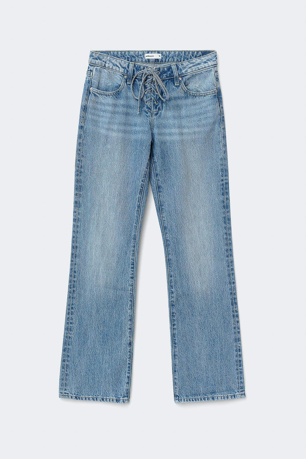 Lacing jeans