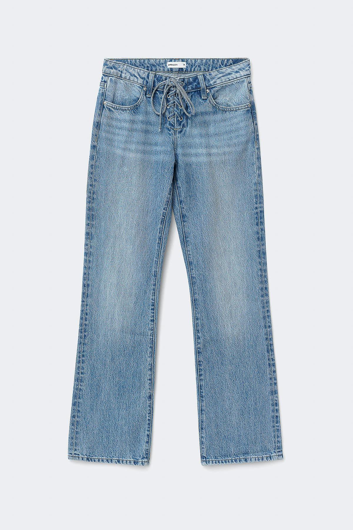 Lacing jeans