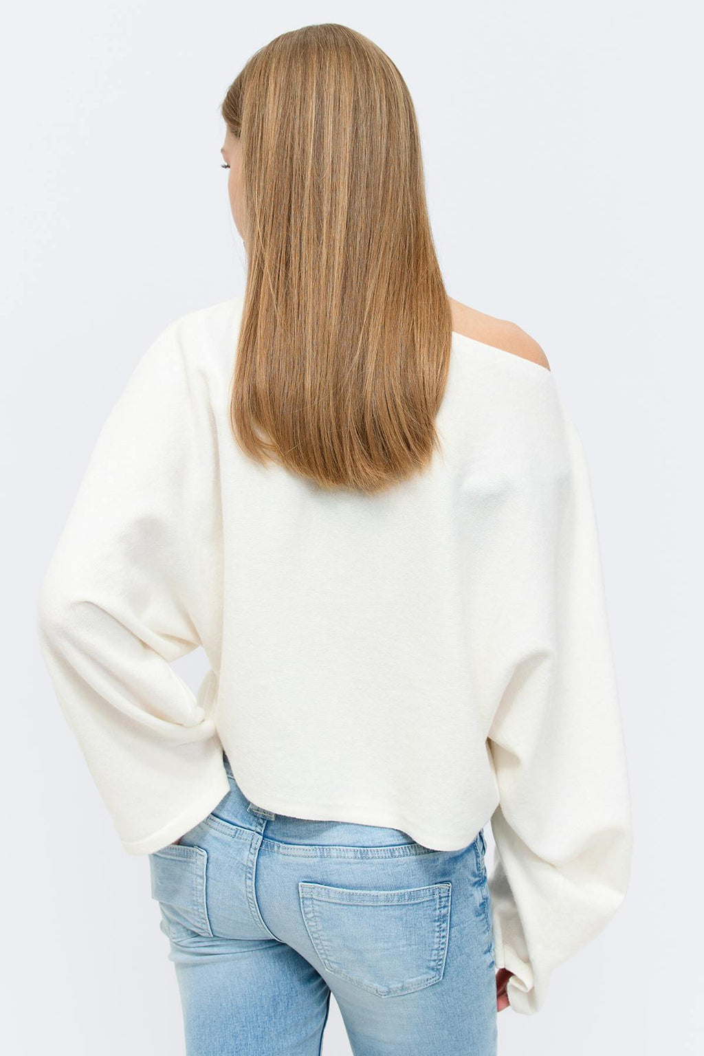 Y knitted poncho top