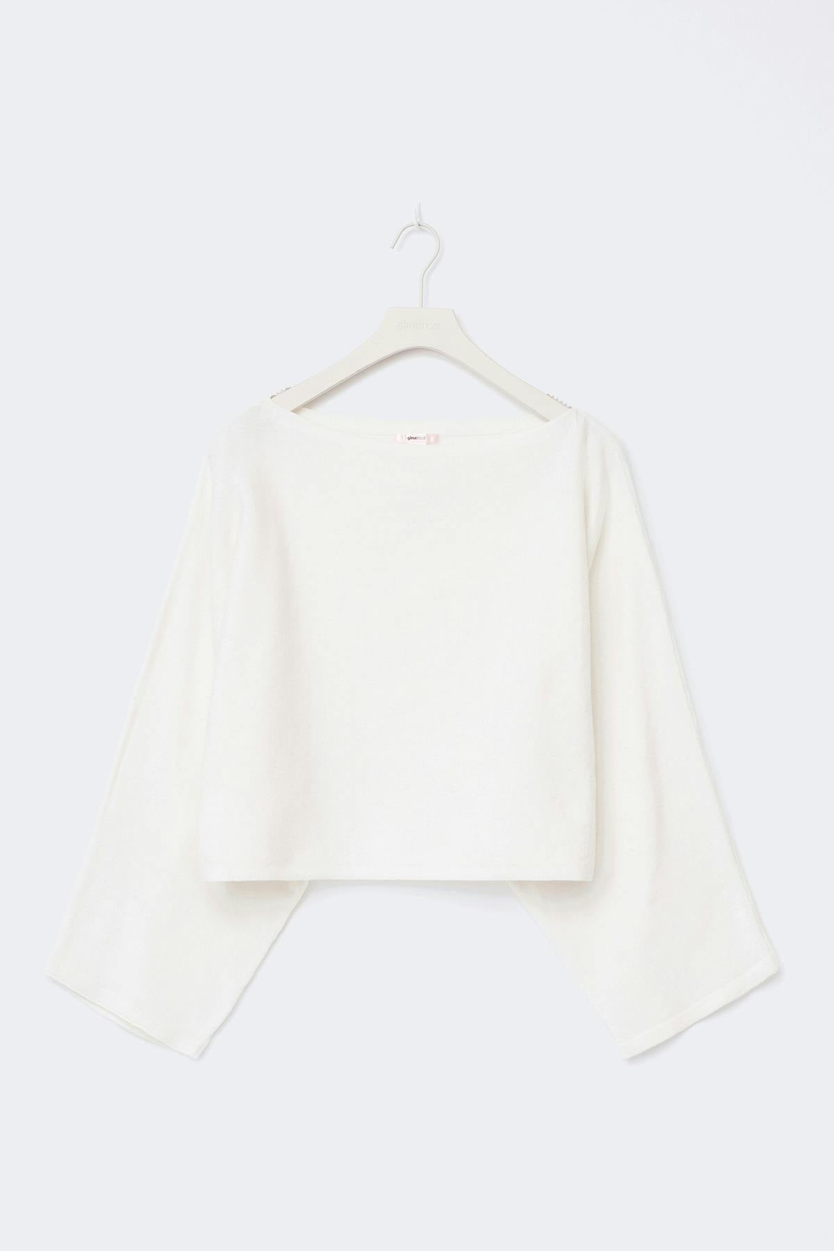 Y knitted poncho top