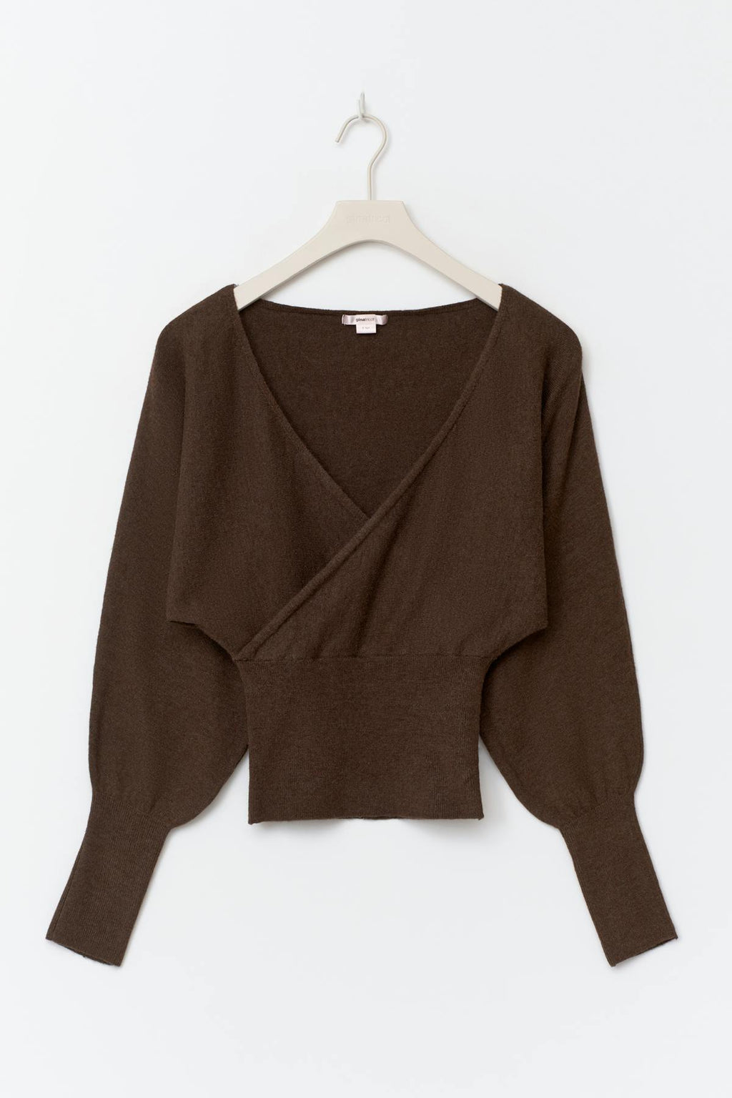 14+ fitted wrap sweater