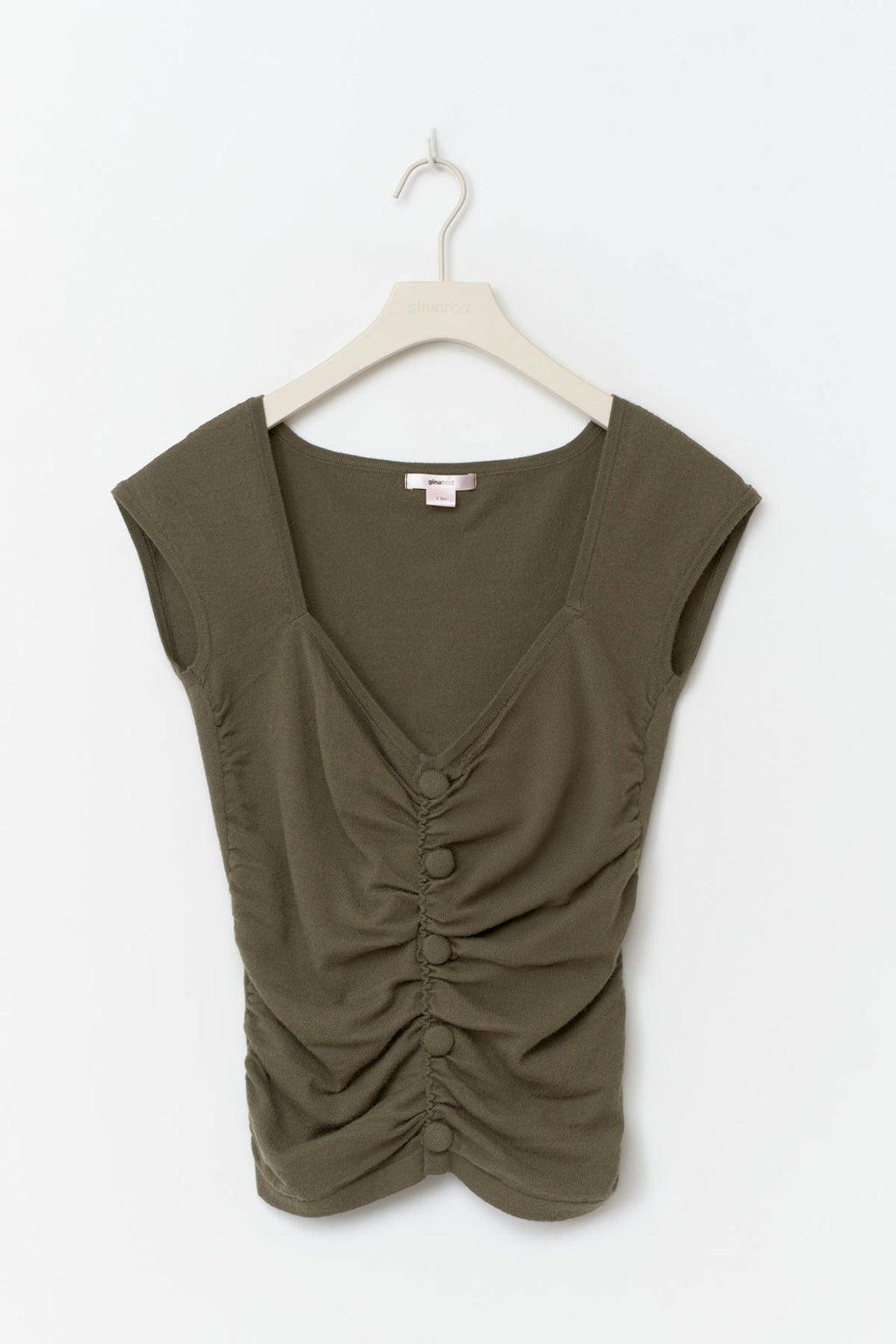 14+ knitted ruched top