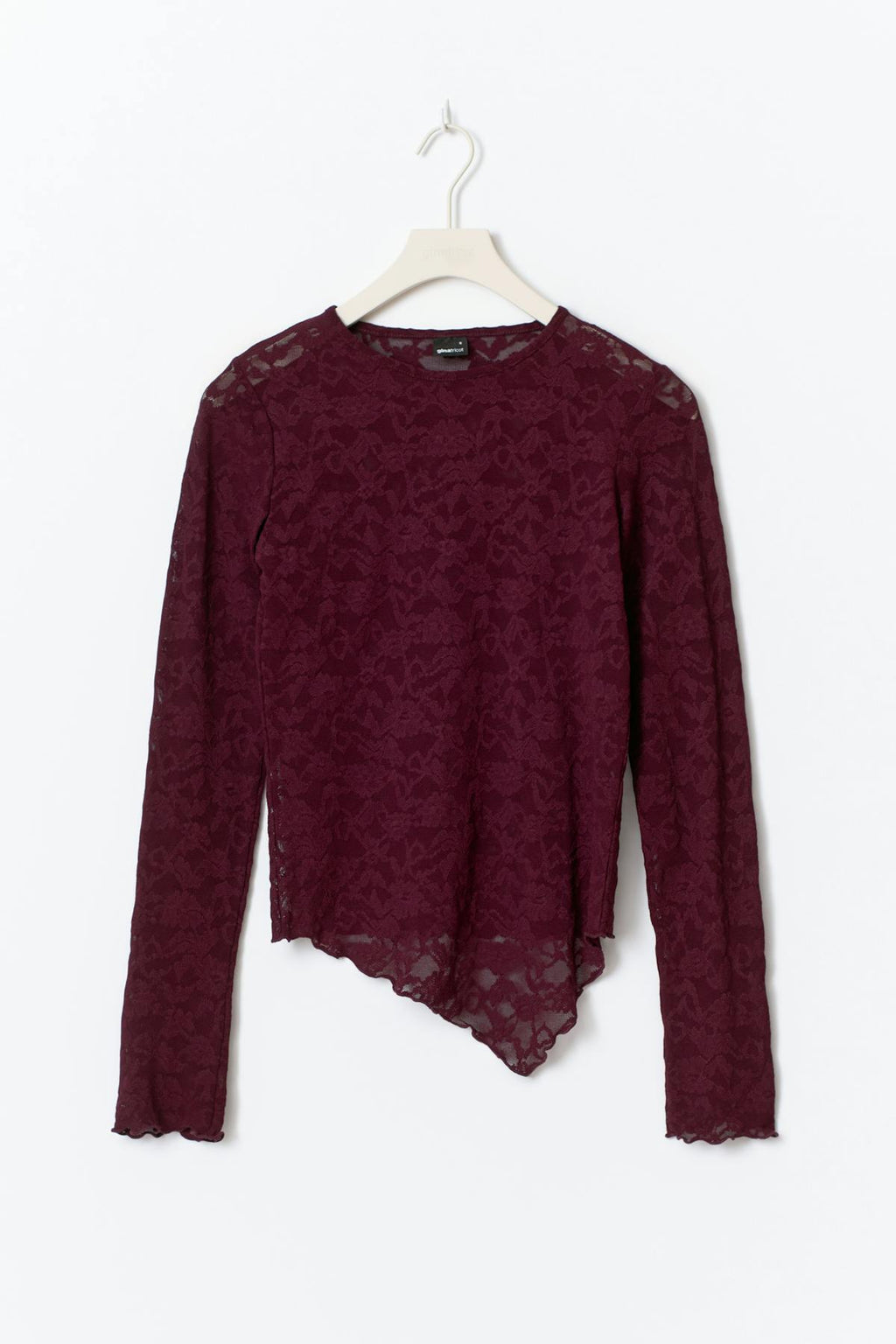 Lace asymmetric top