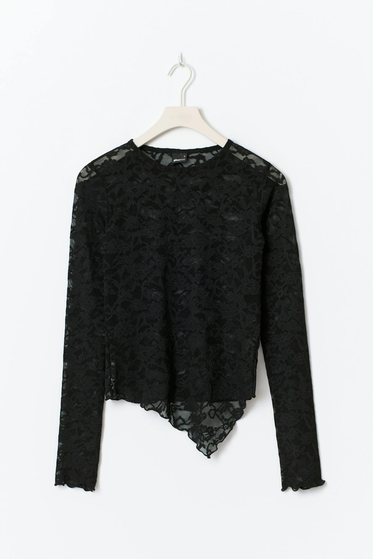 Lace asymmetric top