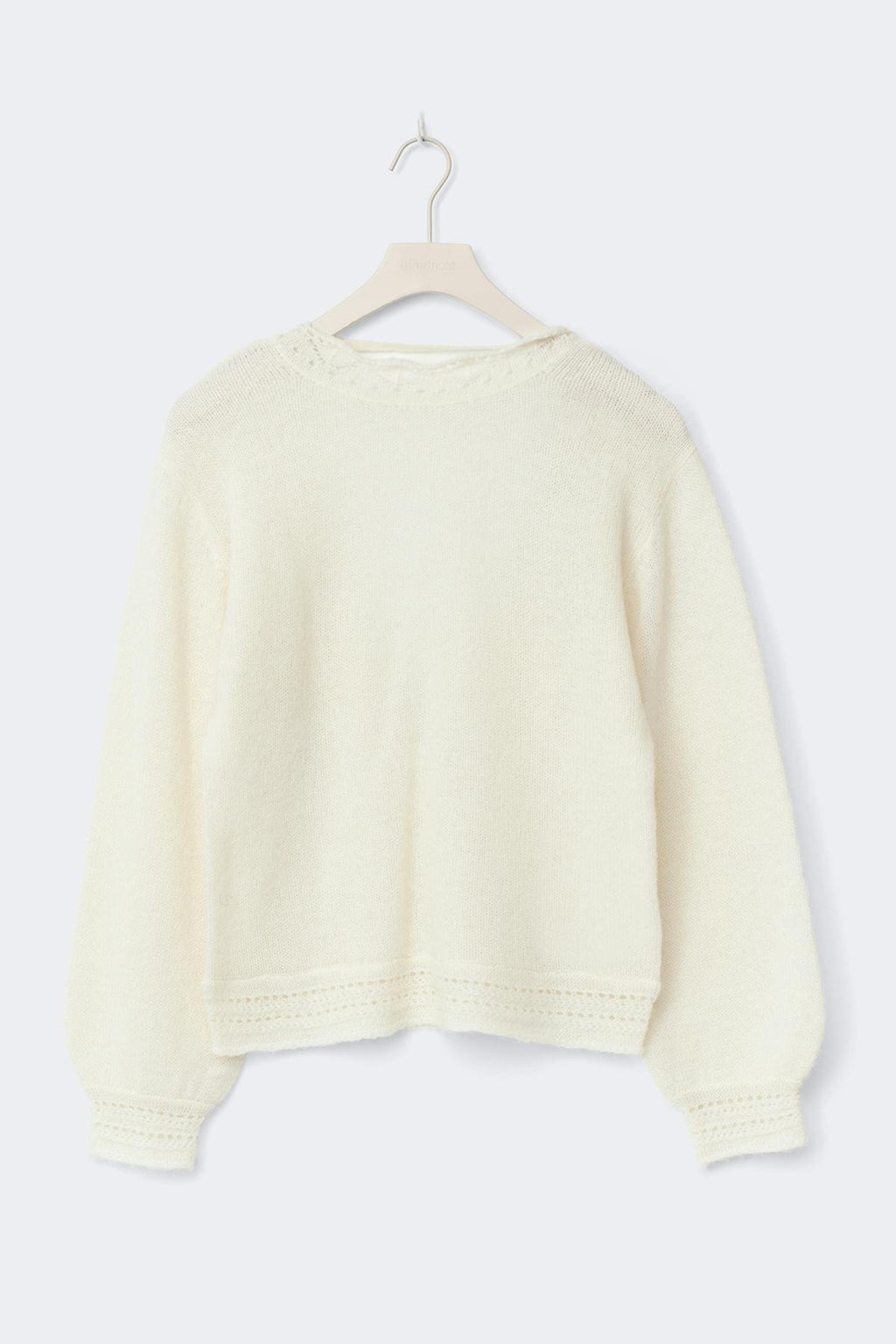 14+ knitted open back sweater